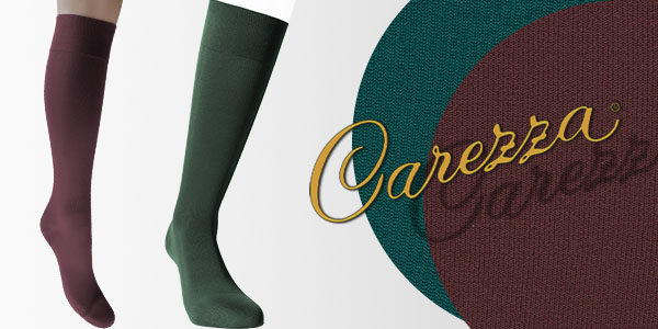 Carezza Elly Calze Collant Gambaletti Compressione Graduata uomo donna mmhg bellezza made italia